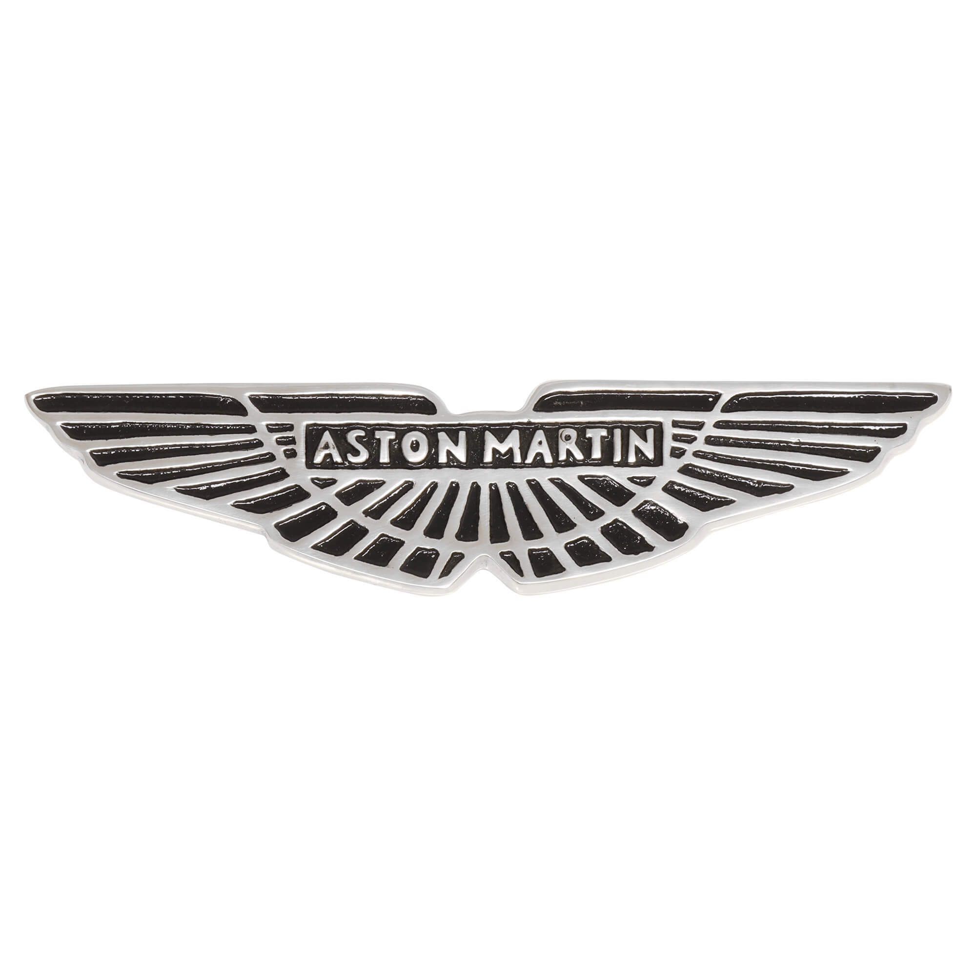 Aston Martin Wings Small Black Aluminium Wall Sign