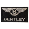 Bentley Sign Black Large Aluminium Wall Plaque