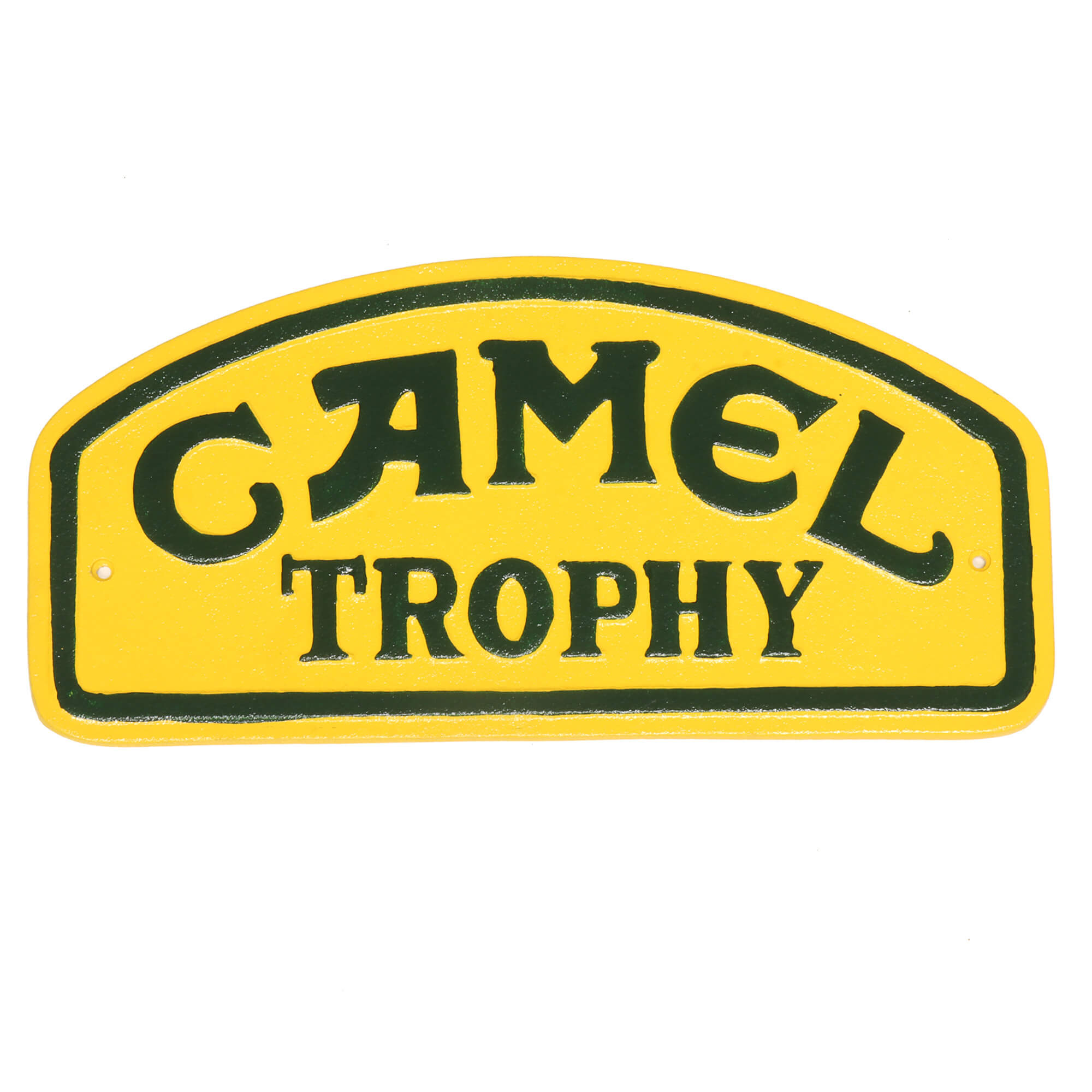 Camel Trophy Cast Iron Wall Sign