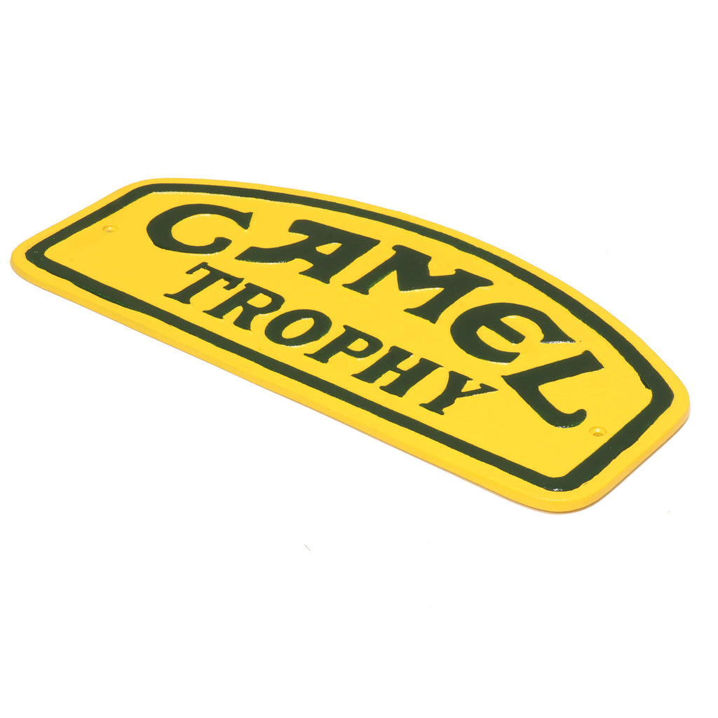 Camel Trophy Cast Iron Wall Sign