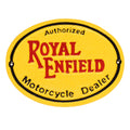 Royal Enfield Yellow Cast Iron Wall Sign
