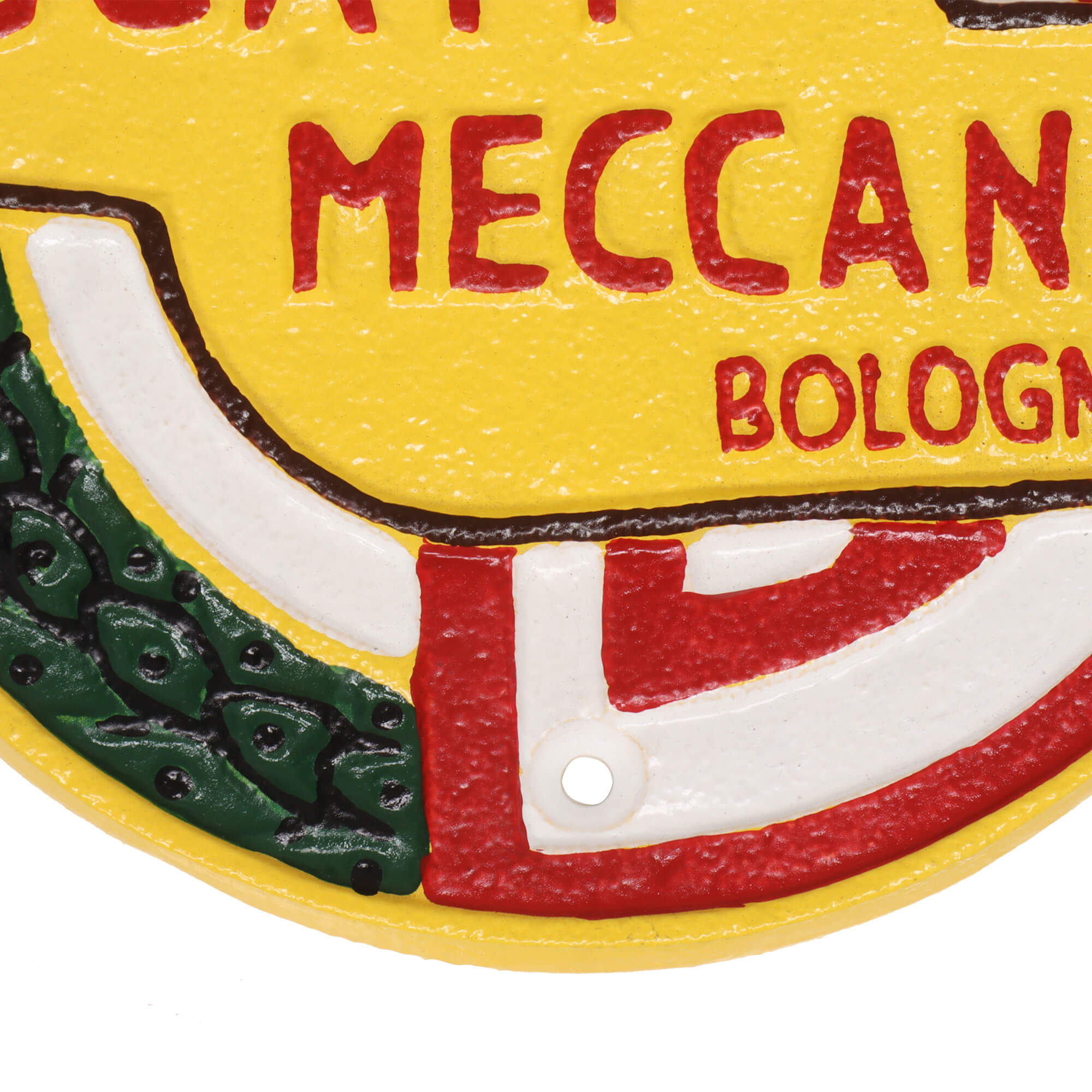 Ducati Motorcycle Cast Iron Wall Sign