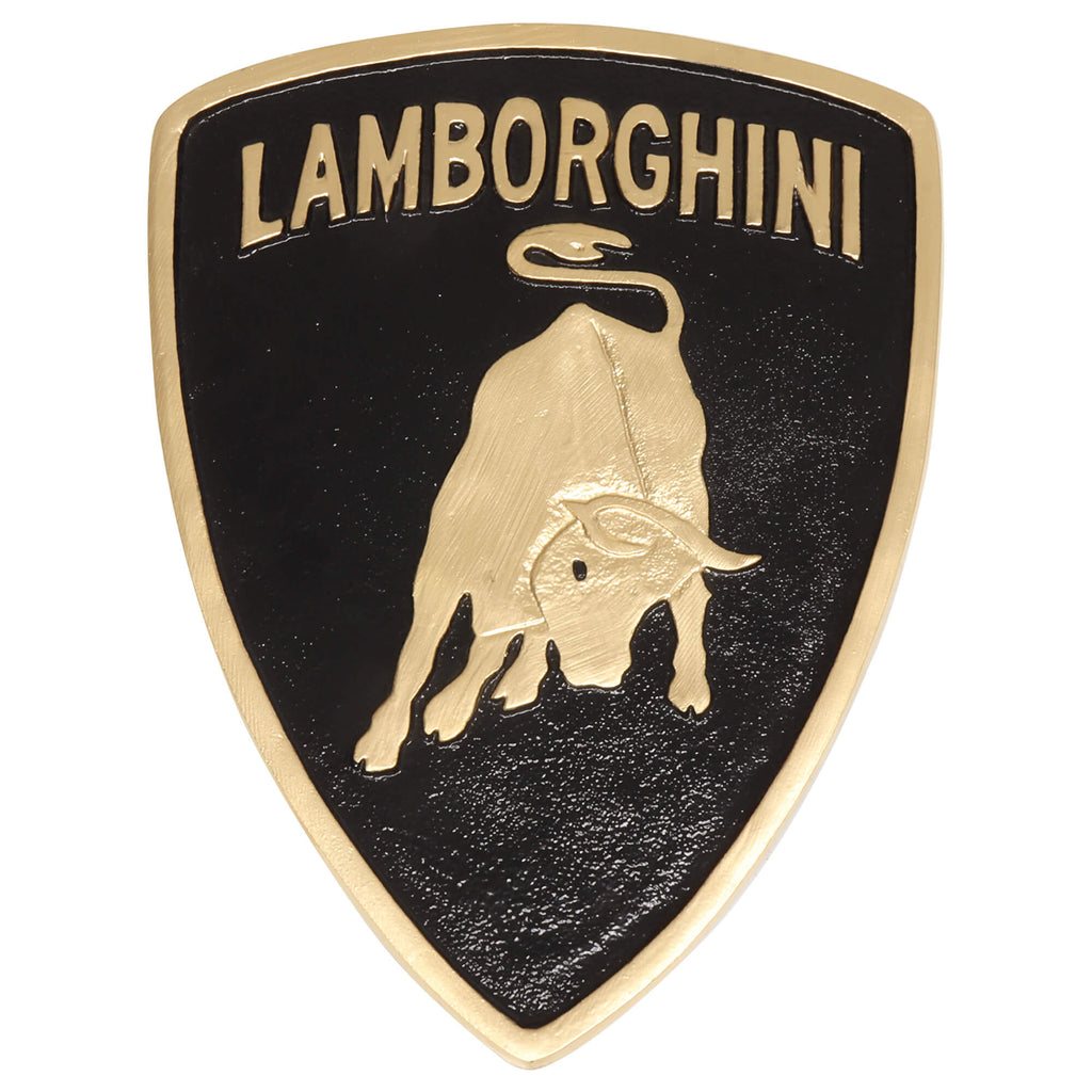 Lamborghini 39cm Cast Aluminium Sign