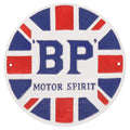 BP Motor Spirit Cast Iron Wall Sign