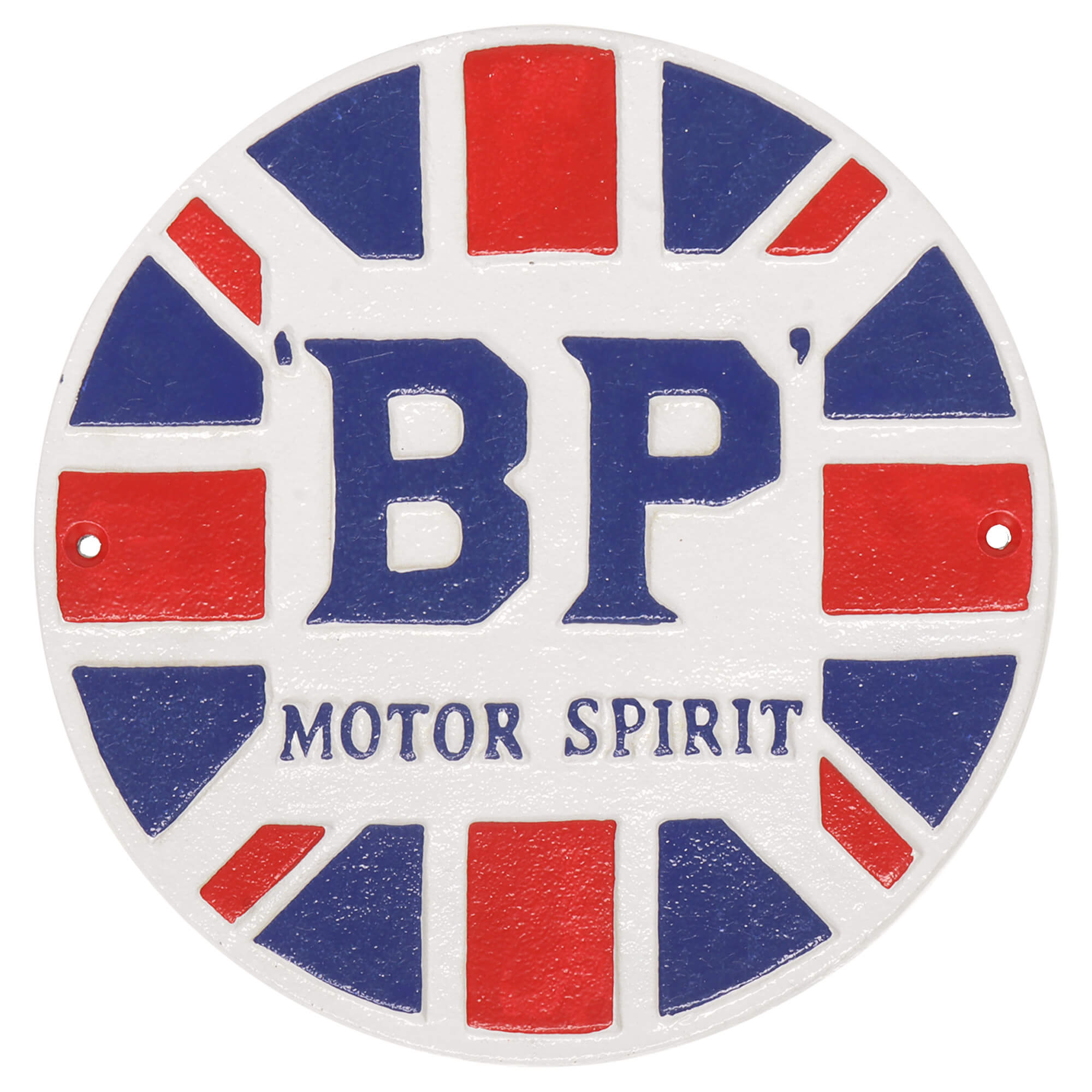 BP Motor Spirit Cast Iron Wall Sign