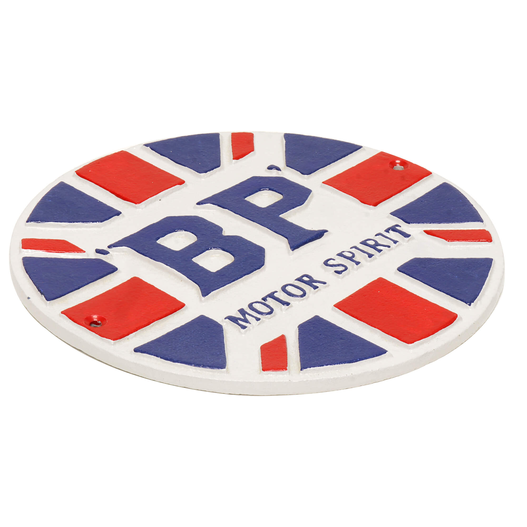 BP Motor Spirit Cast Iron Wall Sign