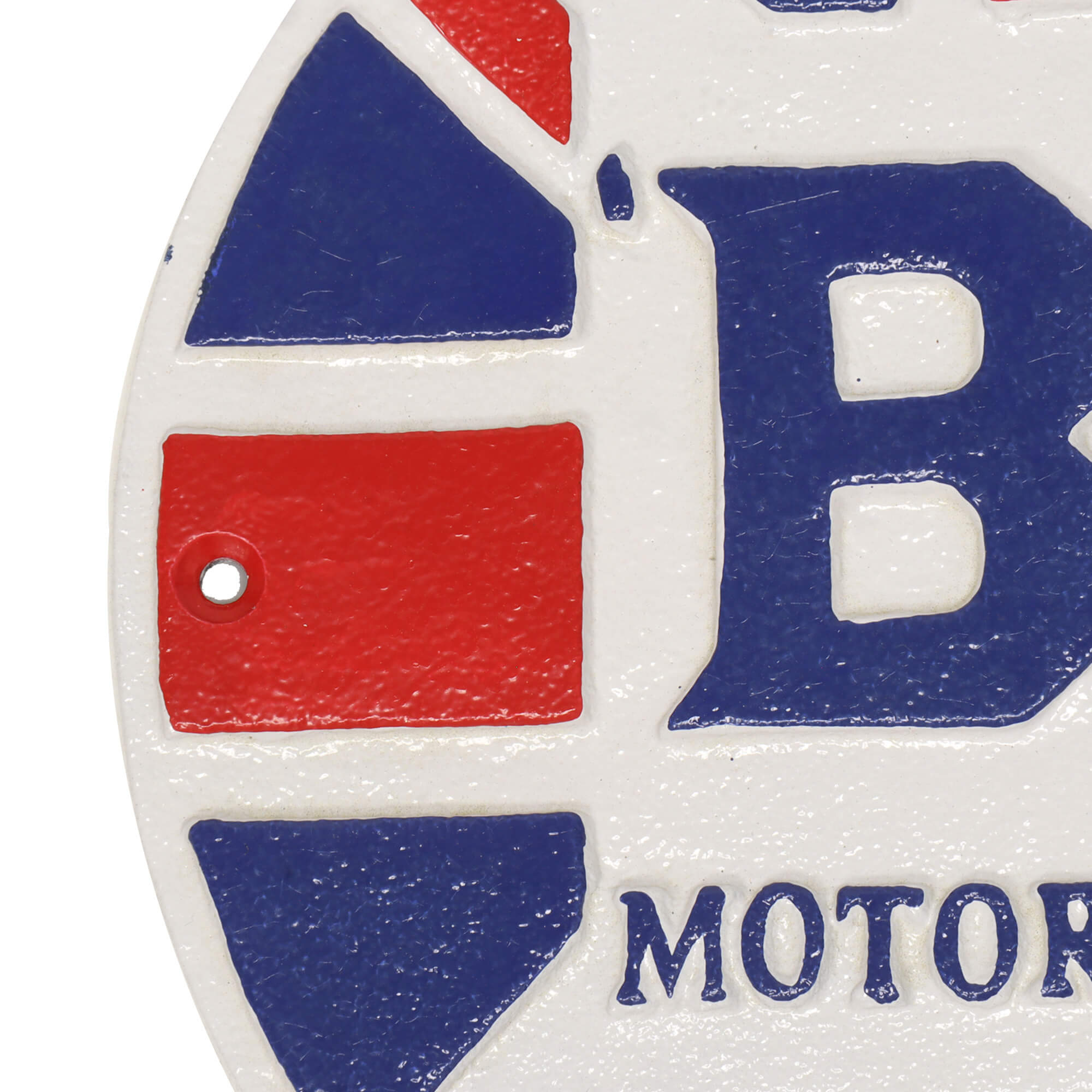 BP Motor Spirit Cast Iron Wall Sign