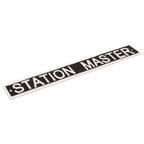 Station Master Decorative Cast Iron Wall Sign