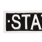 Station Master Decorative Cast Iron Wall Sign