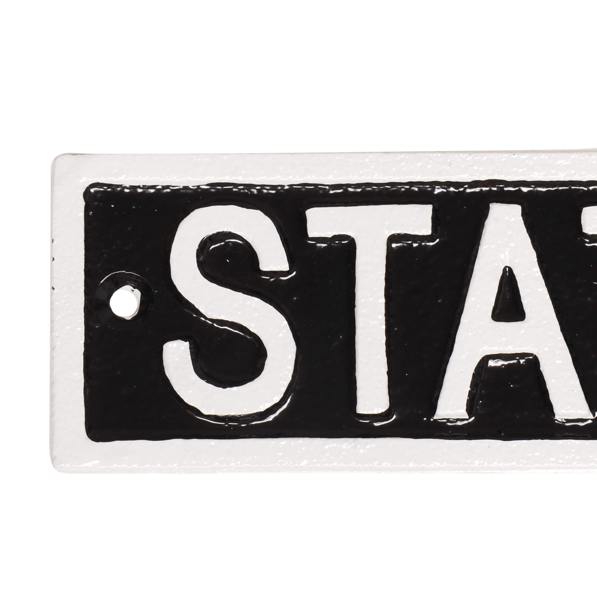 Station Master Decorative Cast Iron Wall Sign