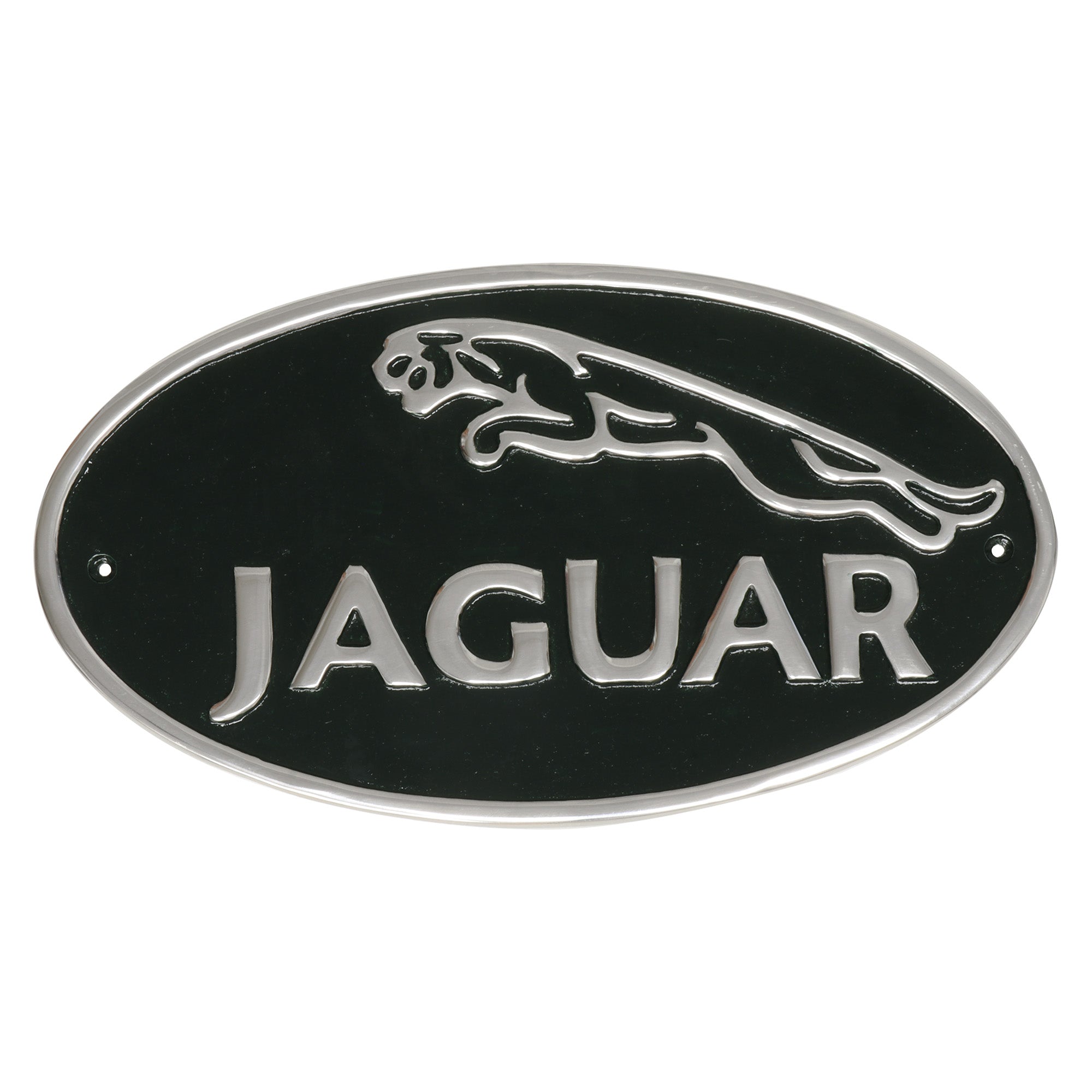 Jaguar Aluminium Oval Wall Sign