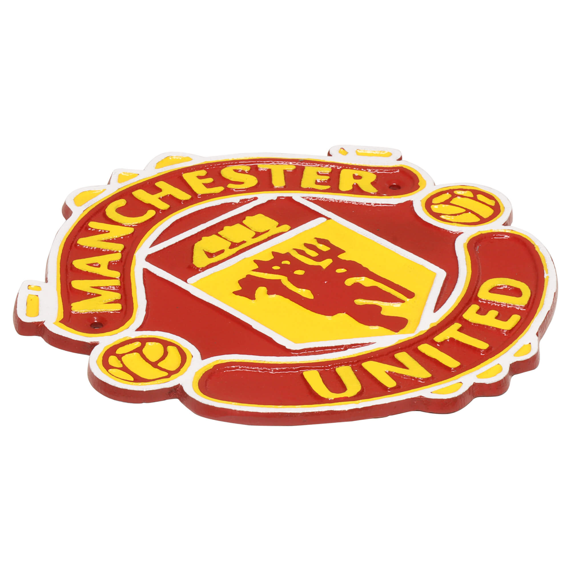 Manchester United Football Cast Iron Wall Sign
