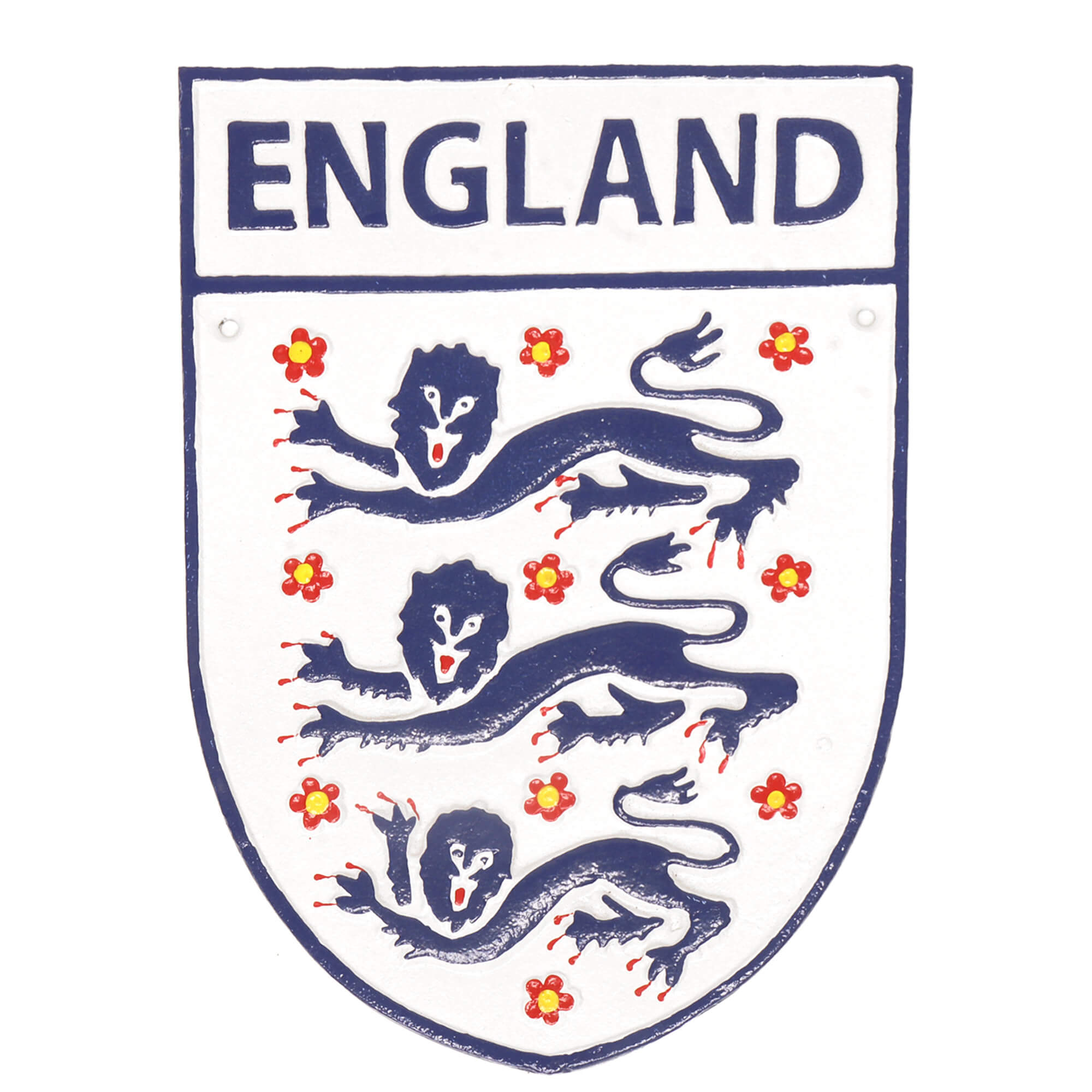 England Football Cast Iron Wall Sign