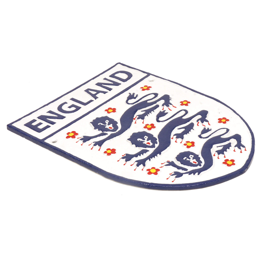 England Football Cast Iron Wall Sign