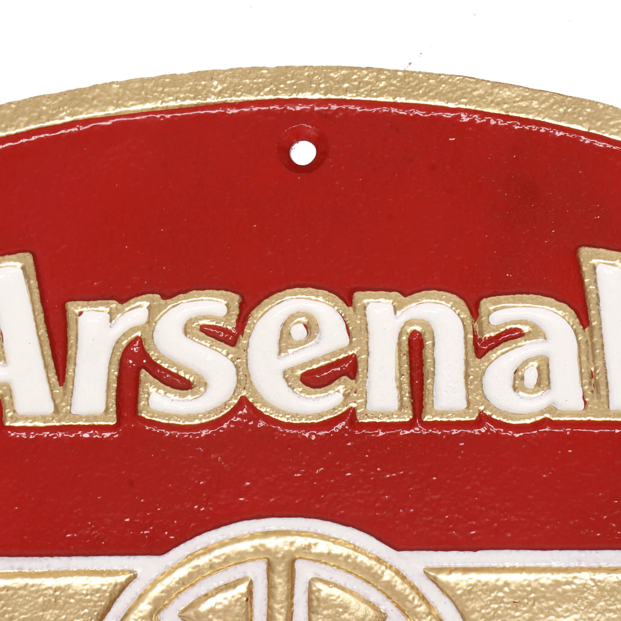 Arsenal Football Cast Iron Wall Sign