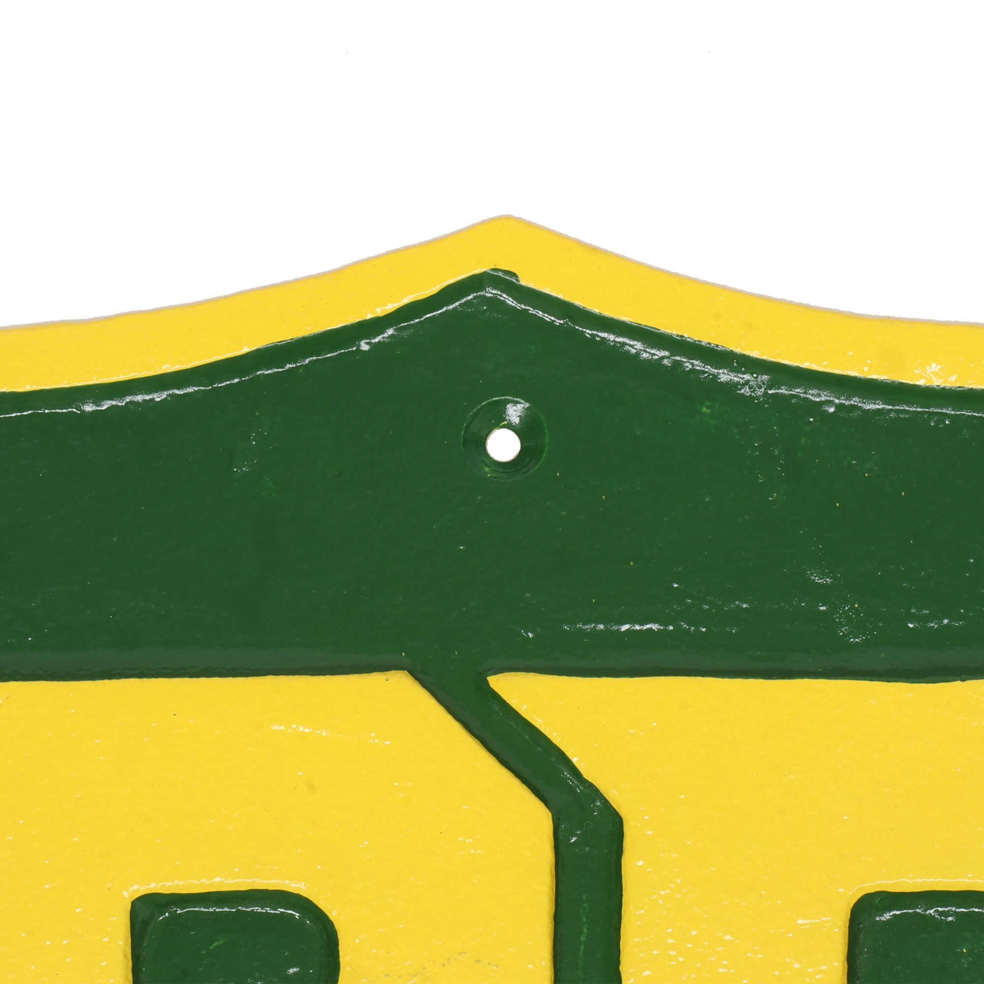 BP Shield Cast Iron Wall Sign