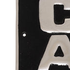 Castrol Ask For Black Aluminium Wall Sign