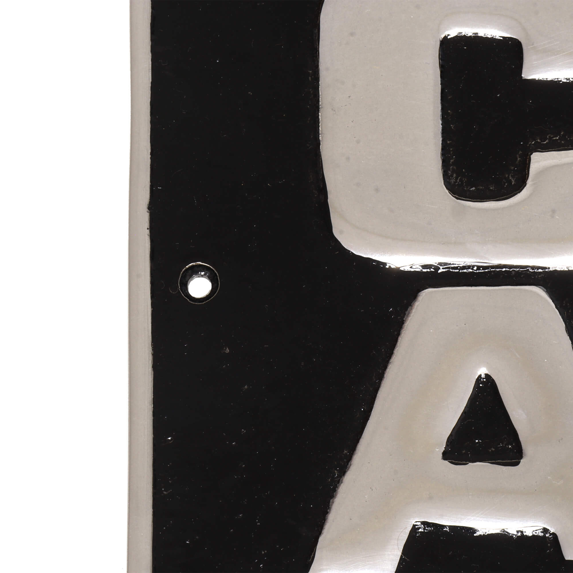 Castrol Ask For Black Aluminium Wall Sign