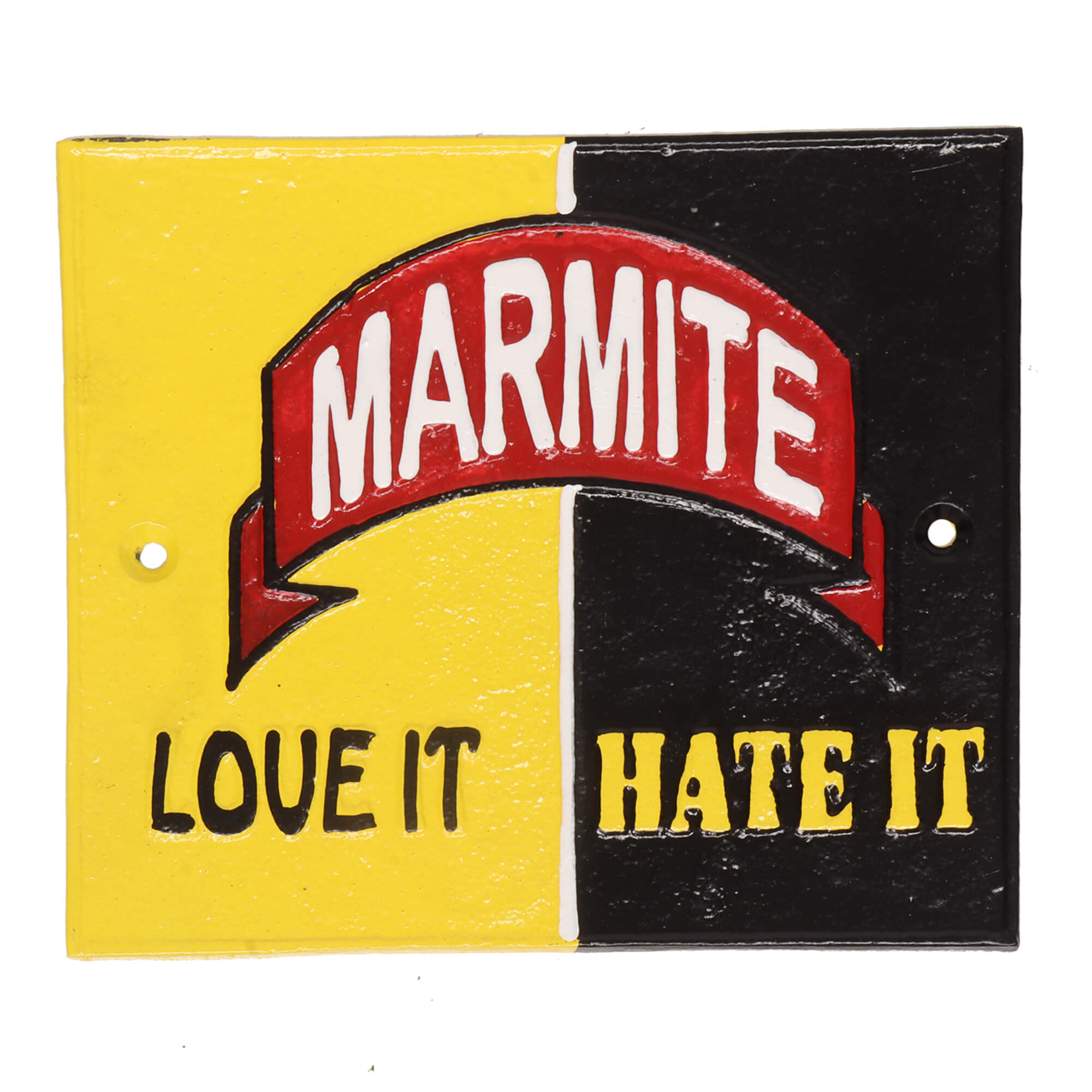 Marmite Cast Iron Wall Sign