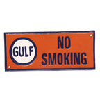 Gulf No Smoking Cast Aluminium Wall Sign