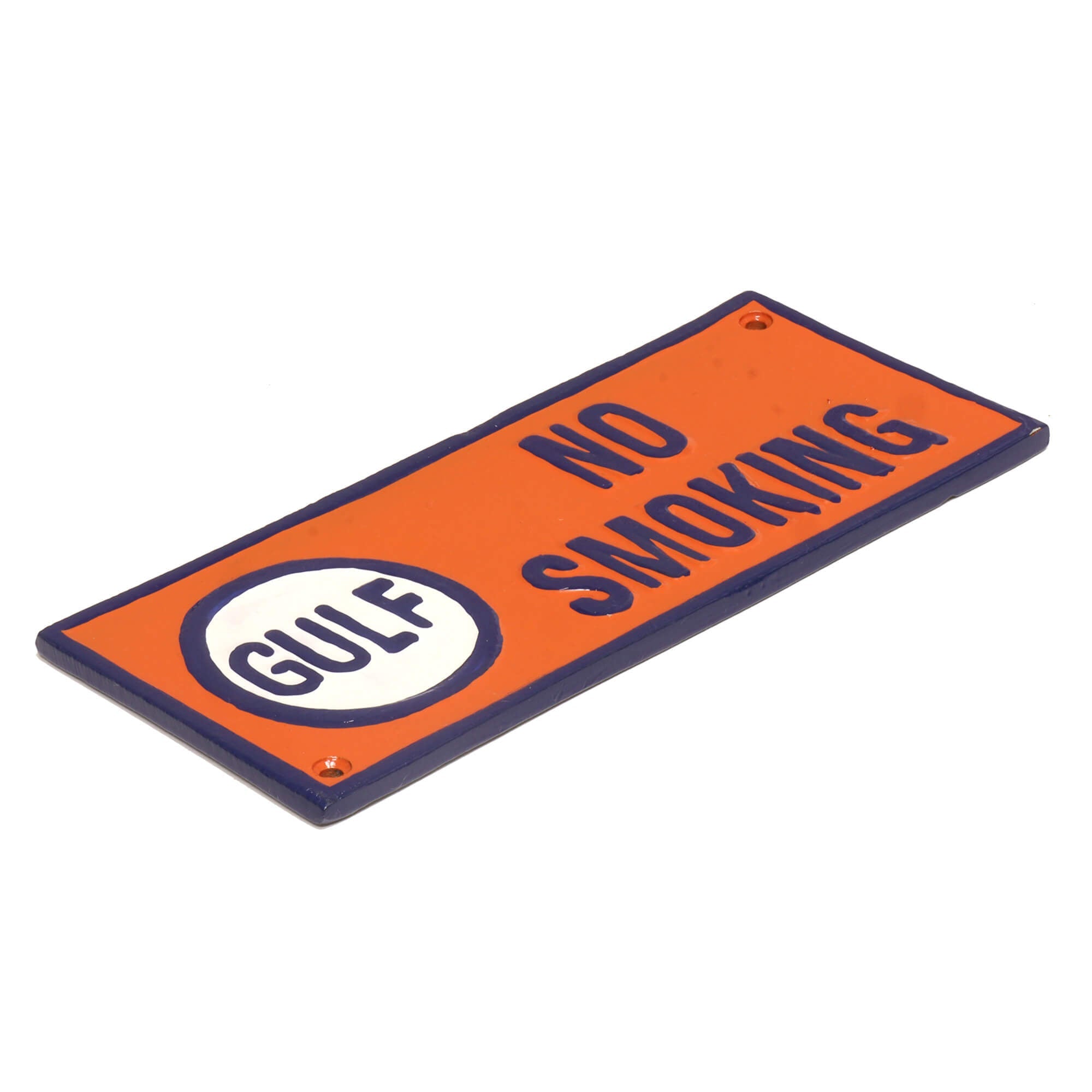 Gulf No Smoking Cast Aluminium Wall Sign