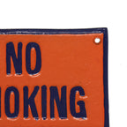 Gulf No Smoking Cast Aluminium Wall Sign