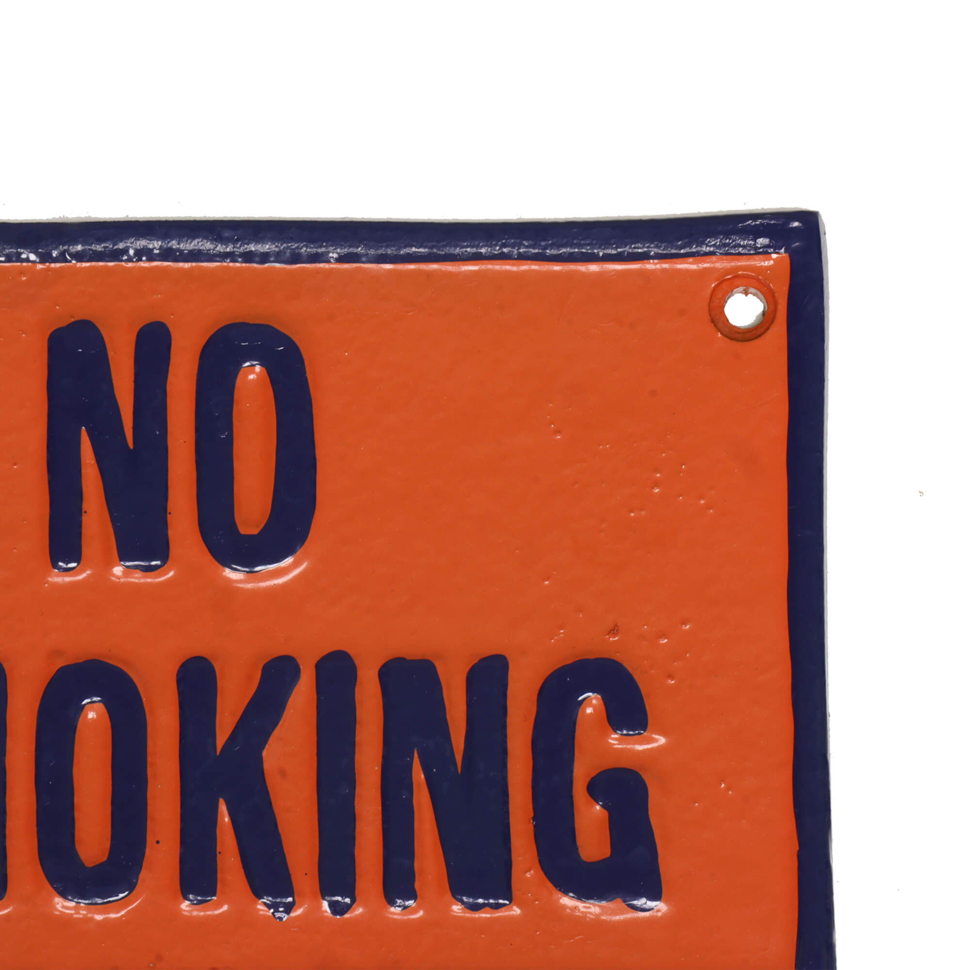 Gulf No Smoking Cast Aluminium Wall Sign