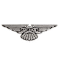 Jaguar Wings Large Black Aluminium Wall Sign