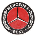 Mercedes Benz Round Cast Iron Wall Sign