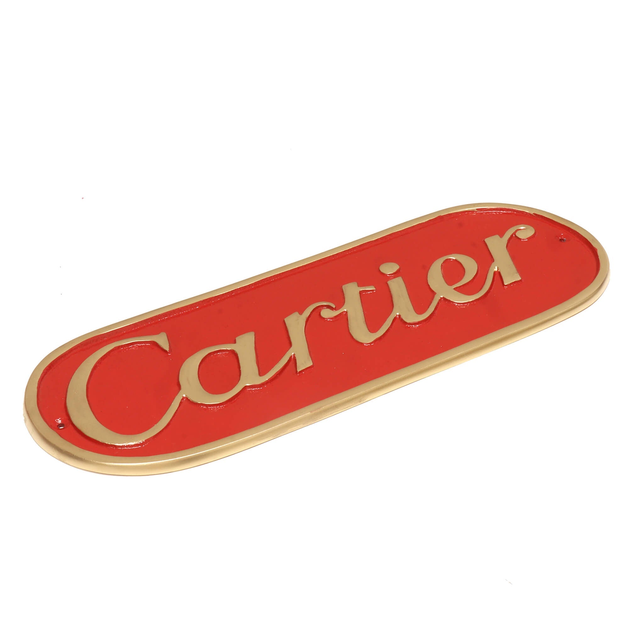 Cartier Cast Aluminium Wall Sign