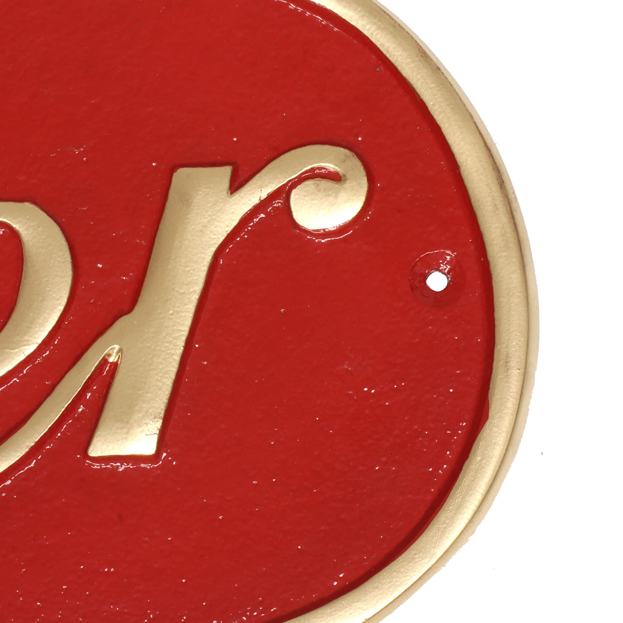 Cartier Cast Aluminium Wall Sign