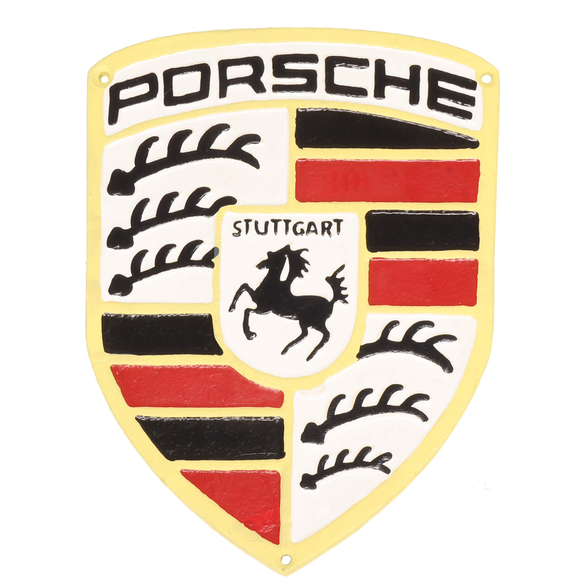 Porsche Cast Iron Wall Sign