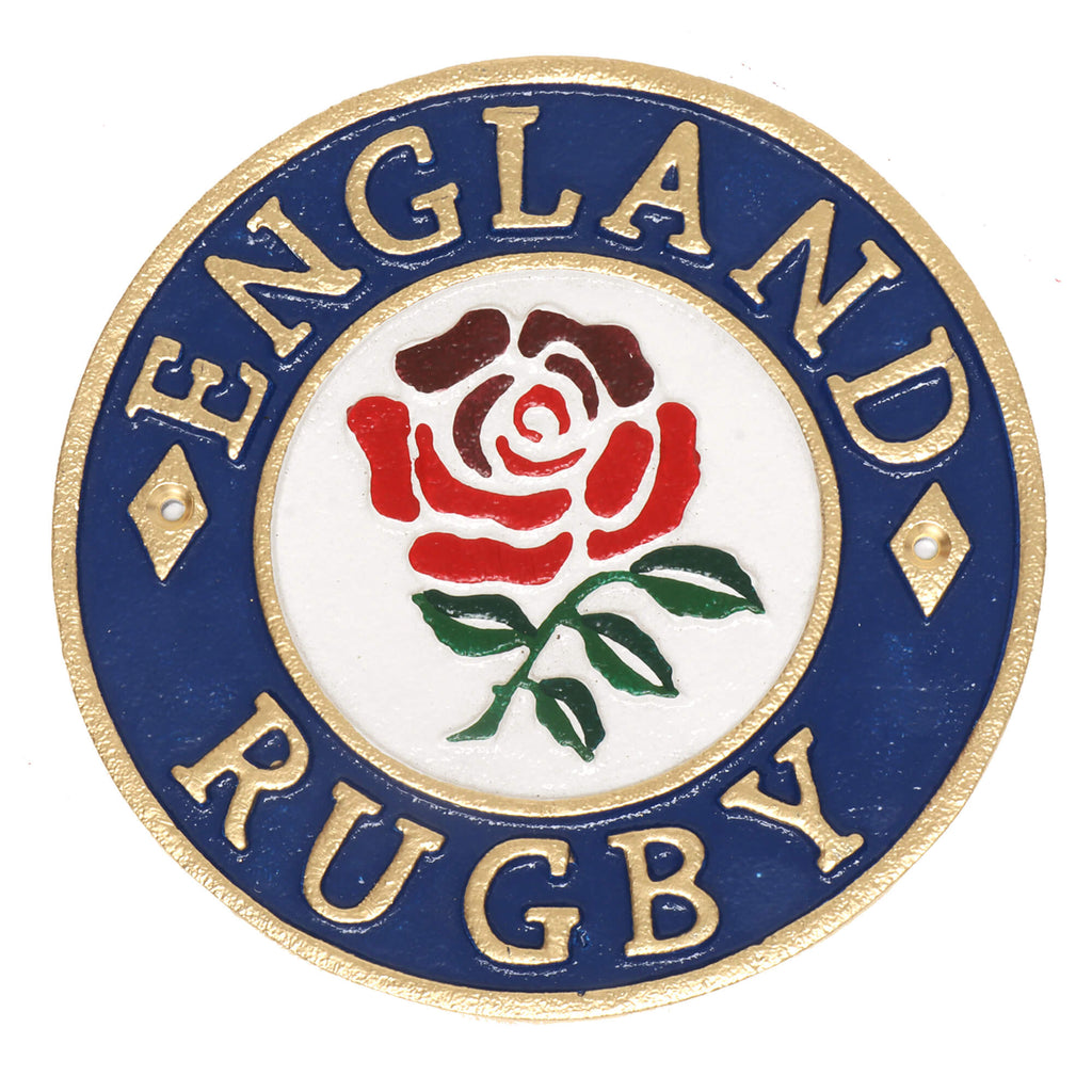 England Rugby Cast Iron Wall Sign