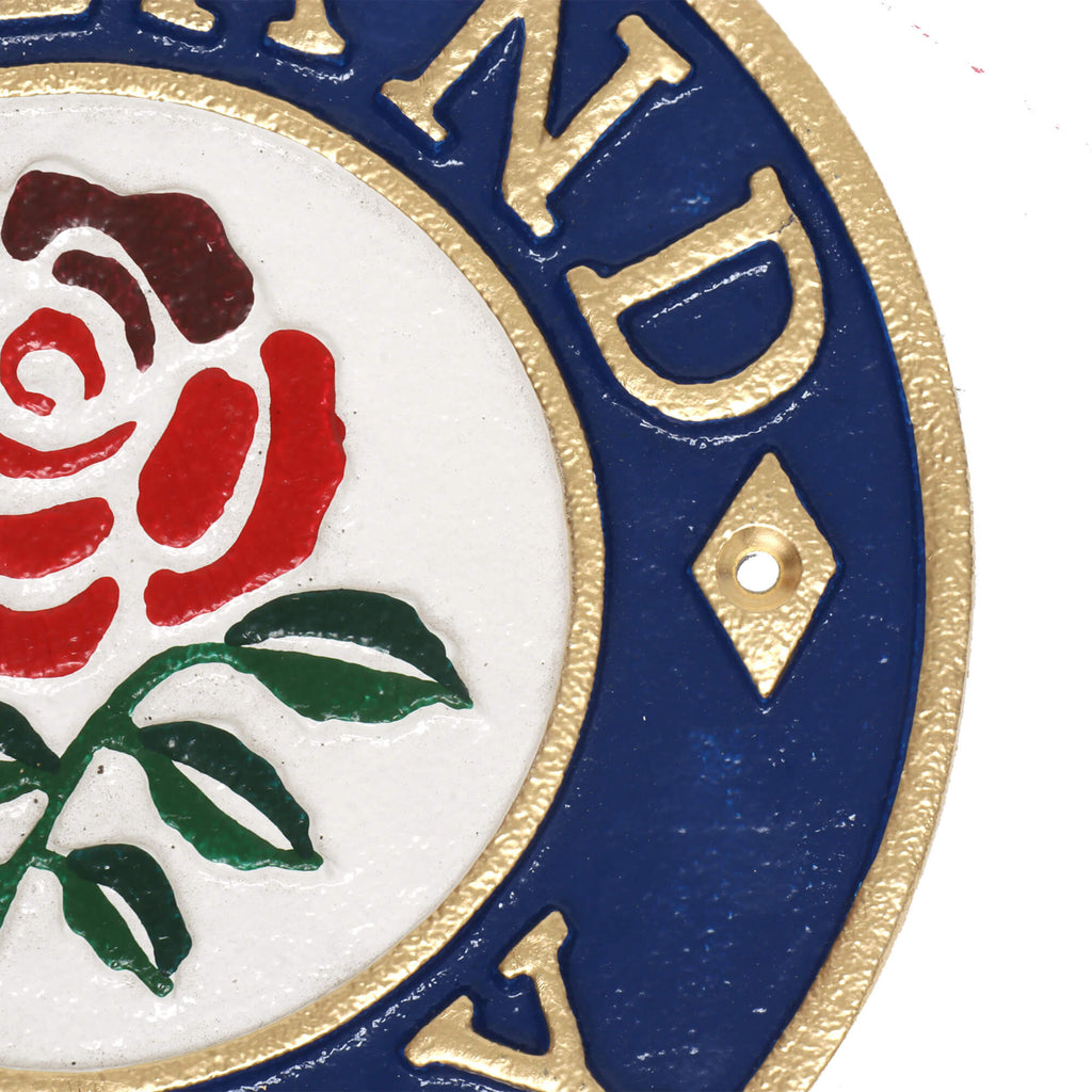 England Rugby Cast Iron Wall Sign