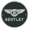 Bentley Green Aluminium Wall Sign