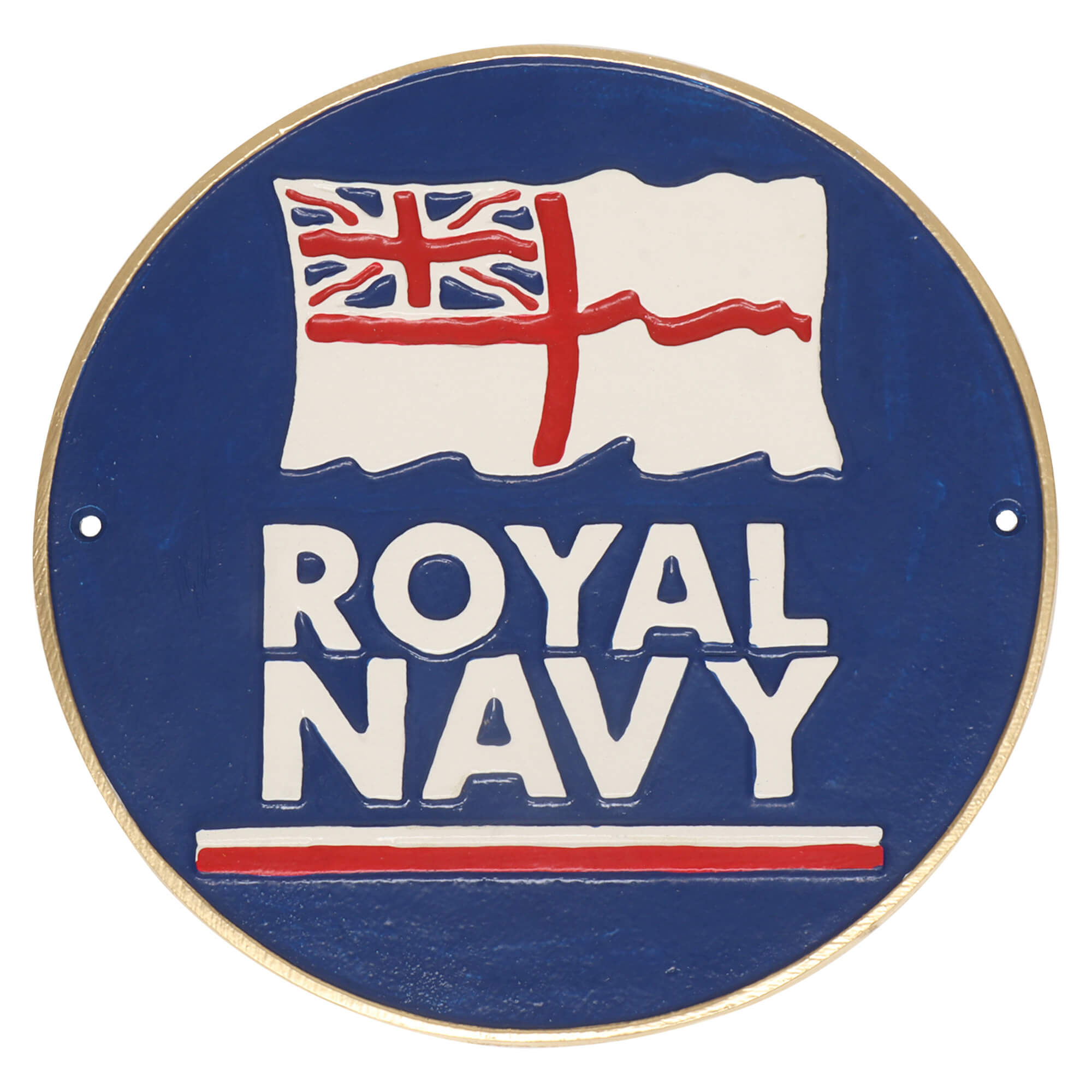 Royal Navy Cast Aluminium Wall Sign