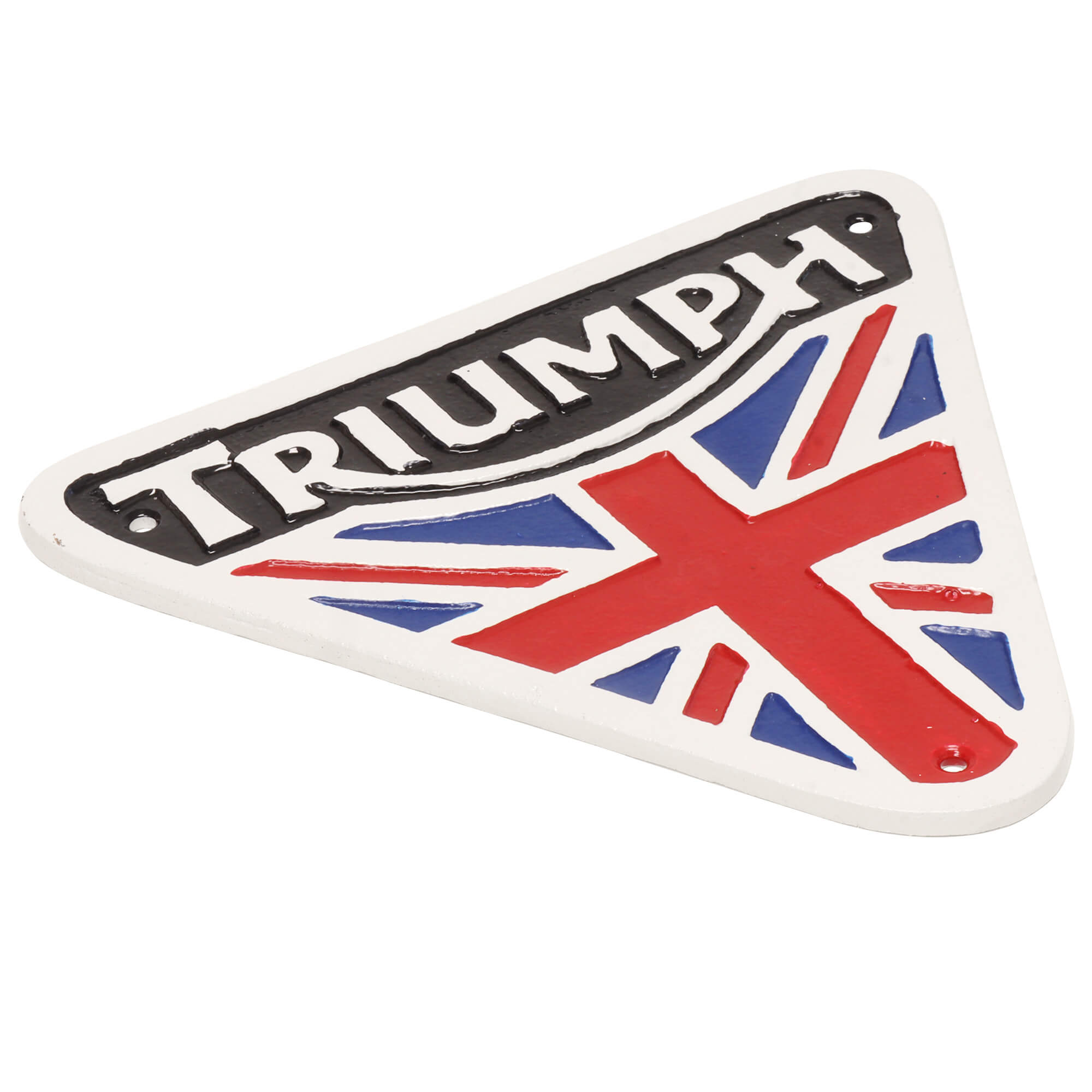 Triumph Motorcycles Union Jack Cast Iron Wall Sign