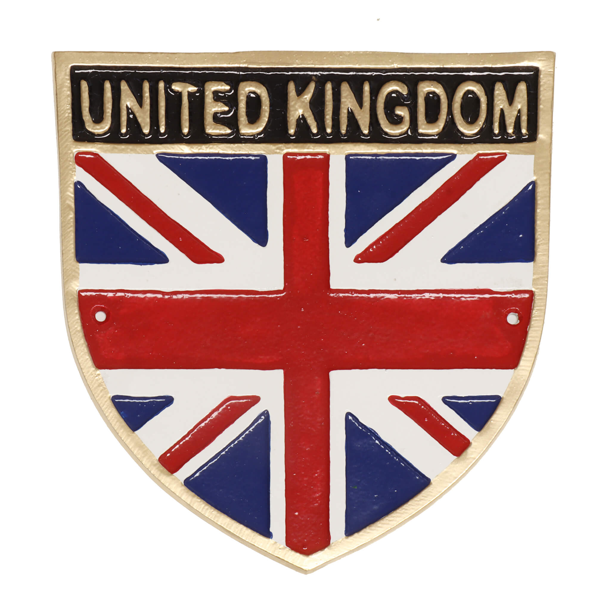 Union Jack Flag Cast Aluminium Wall Sign