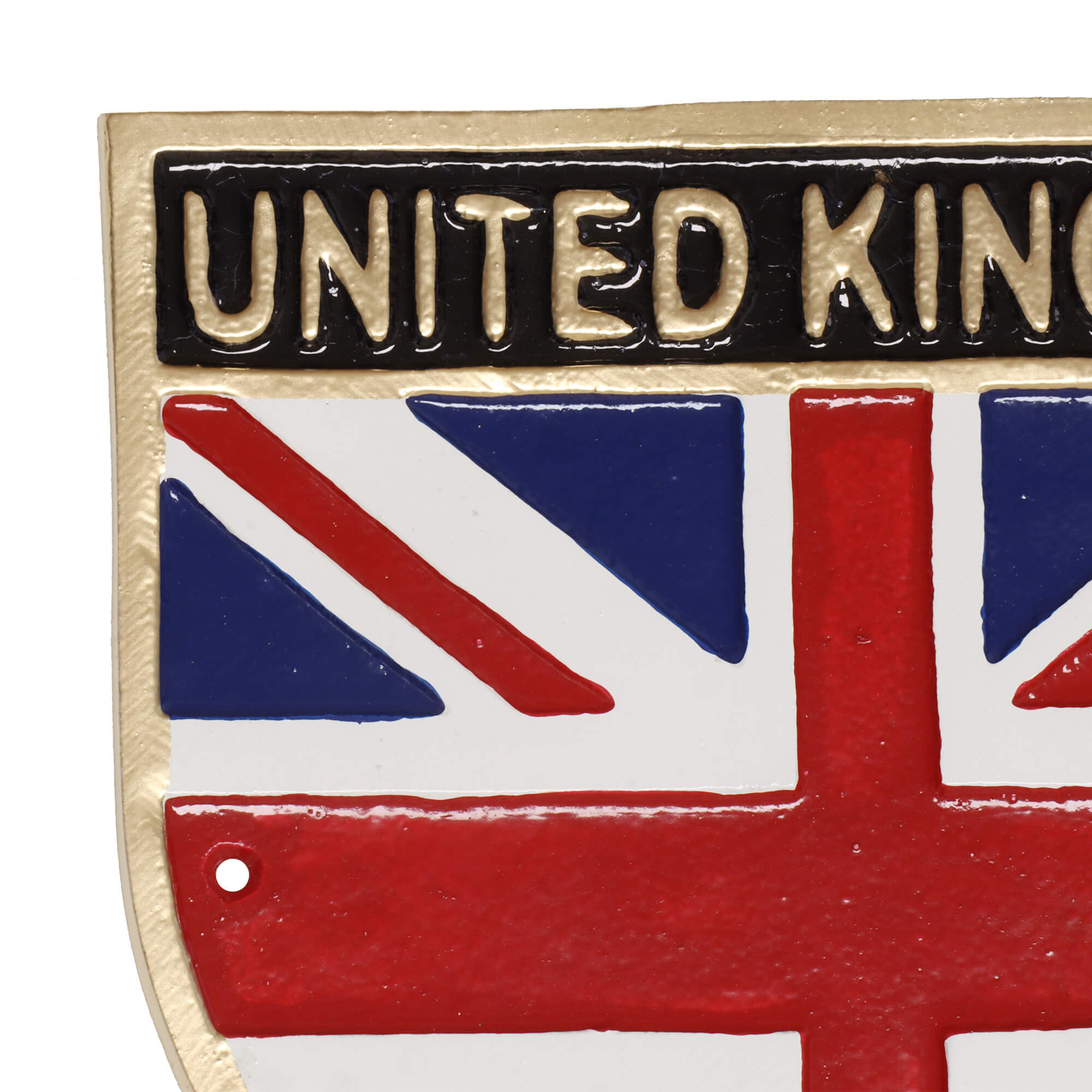 Union Jack Flag Cast Aluminium Wall Sign