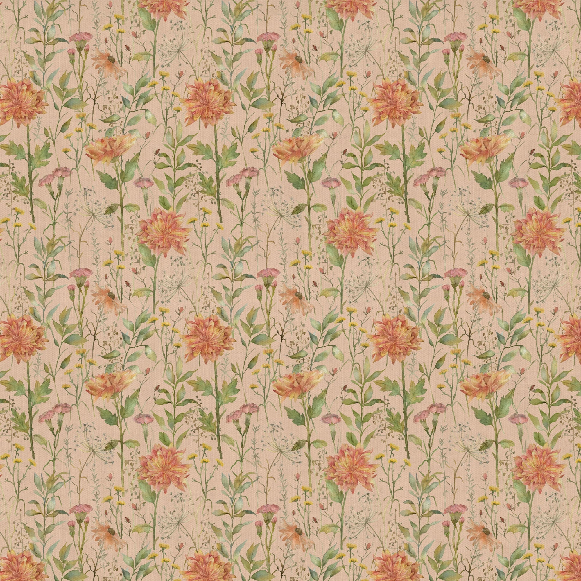 Voyage Delamere Apricot Fabric