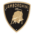 Lamborghini Super Car Logo Cast Iron Wall Sign
