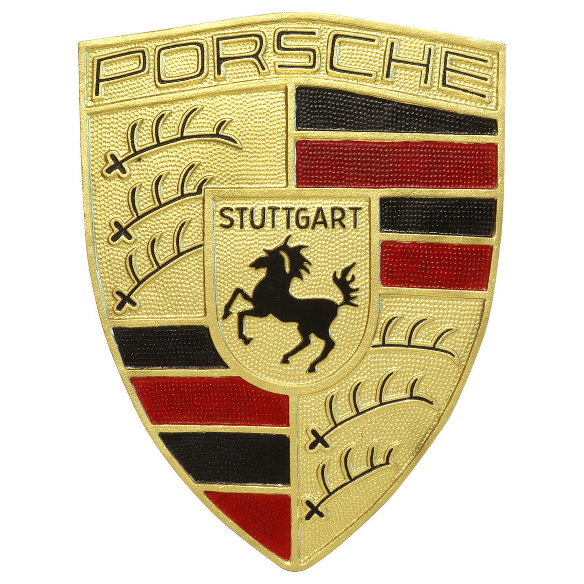 Porsche Shield Large Aluminium Wall Sign
