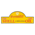 Domed Shell Oil Cast Iron Wall Sign