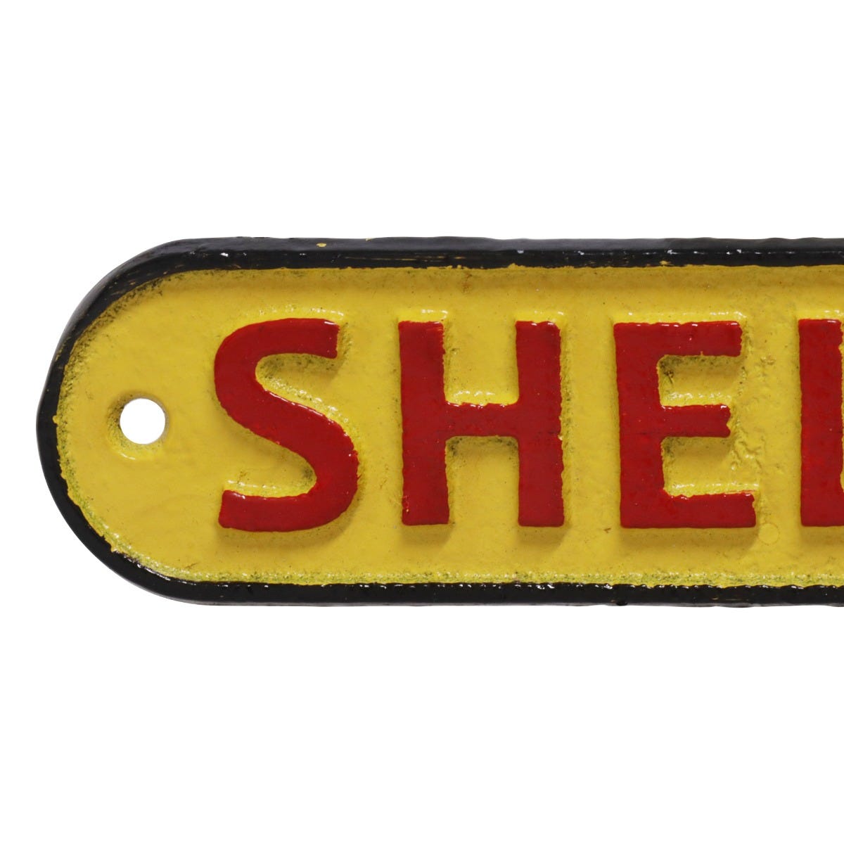 Shell Motor Spirit Cast Iron Wall Sign