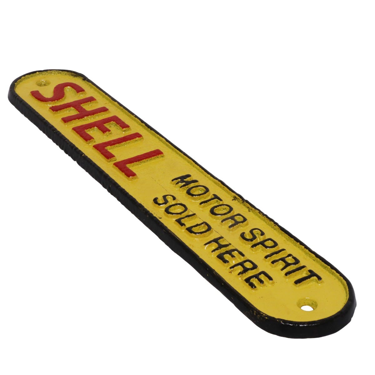 Shell Motor Spirit Cast Iron Wall Sign